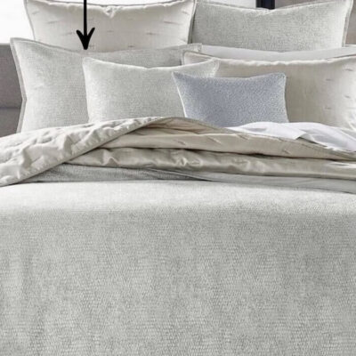 Hotel Collection Tessellate Sham Silver 2
