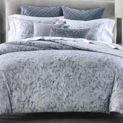 Hudson Park Collection Folia Lilac King Duvet Cover