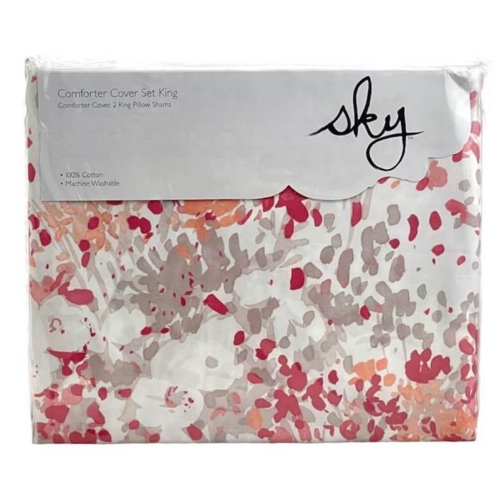 Sky Sunset Blossoms King Duvet Se 3
