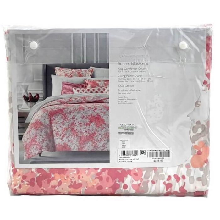 Sky Sunset Blossoms King Duvet Se 4