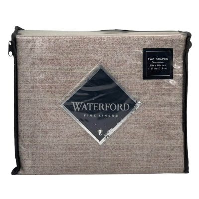Waterford Fine Linens Danehill 2 Window Panels Red