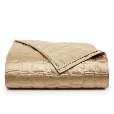 Hotel Collection Burnish Coverlet Gold