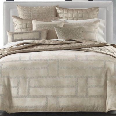 Hotel Collection Burnish Duvet Cover Gold 2