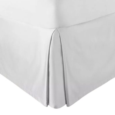 Hudson Park Facets Bedskirt Silver