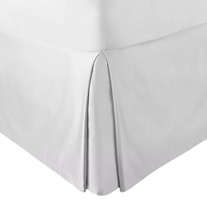 Hudson Park Facets Bedskirt Silver