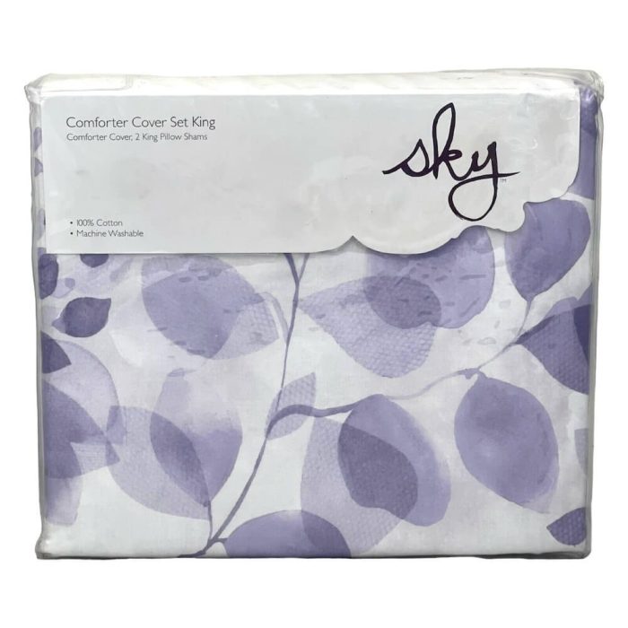 Sky Misty Eucalyptus King Duvet Set