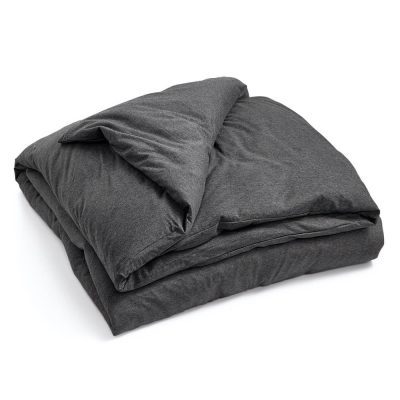 Calvin Klein Modern Body Jersey Duvet Cover Charchoal