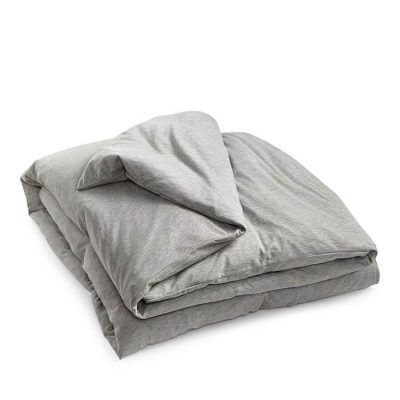 Calvin Klein Modern Body Jersey Duvet Cover Gray