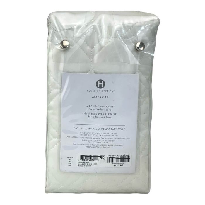 Hotel Collection Alabastar Quilted Standard Sham 2