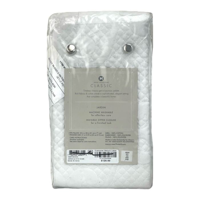 Hotel Collection Classic Jardin Quilted Standard Sham