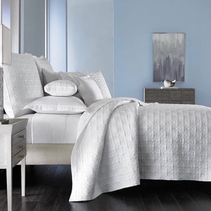 Hotel Collection Embroidered Frame Coverlet