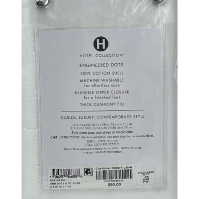 Hotel Collection Engineered Dots Standard Sham 4