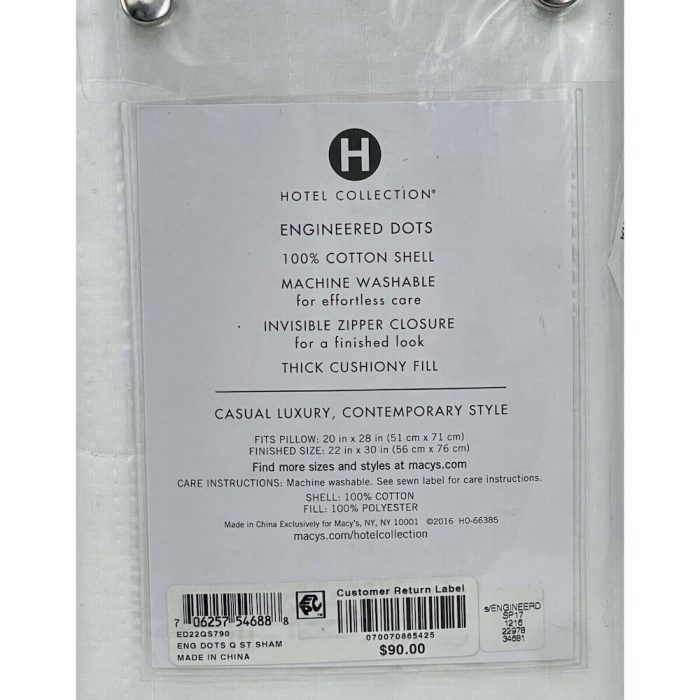 Hotel Collection Engineered Dots Standard Sham 4