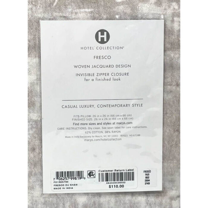 Hotel Collection Fresco EURO Sham Gold 5