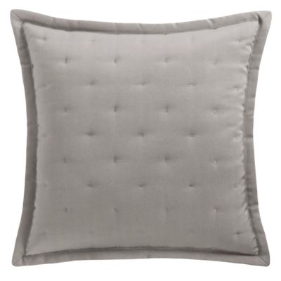 Hotel Collection Honeycomb Trellis Quilted Euro Sham Gray
