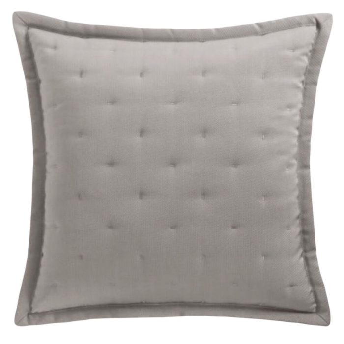 Hotel Collection Honeycomb Trellis Quilted Euro Sham Gray