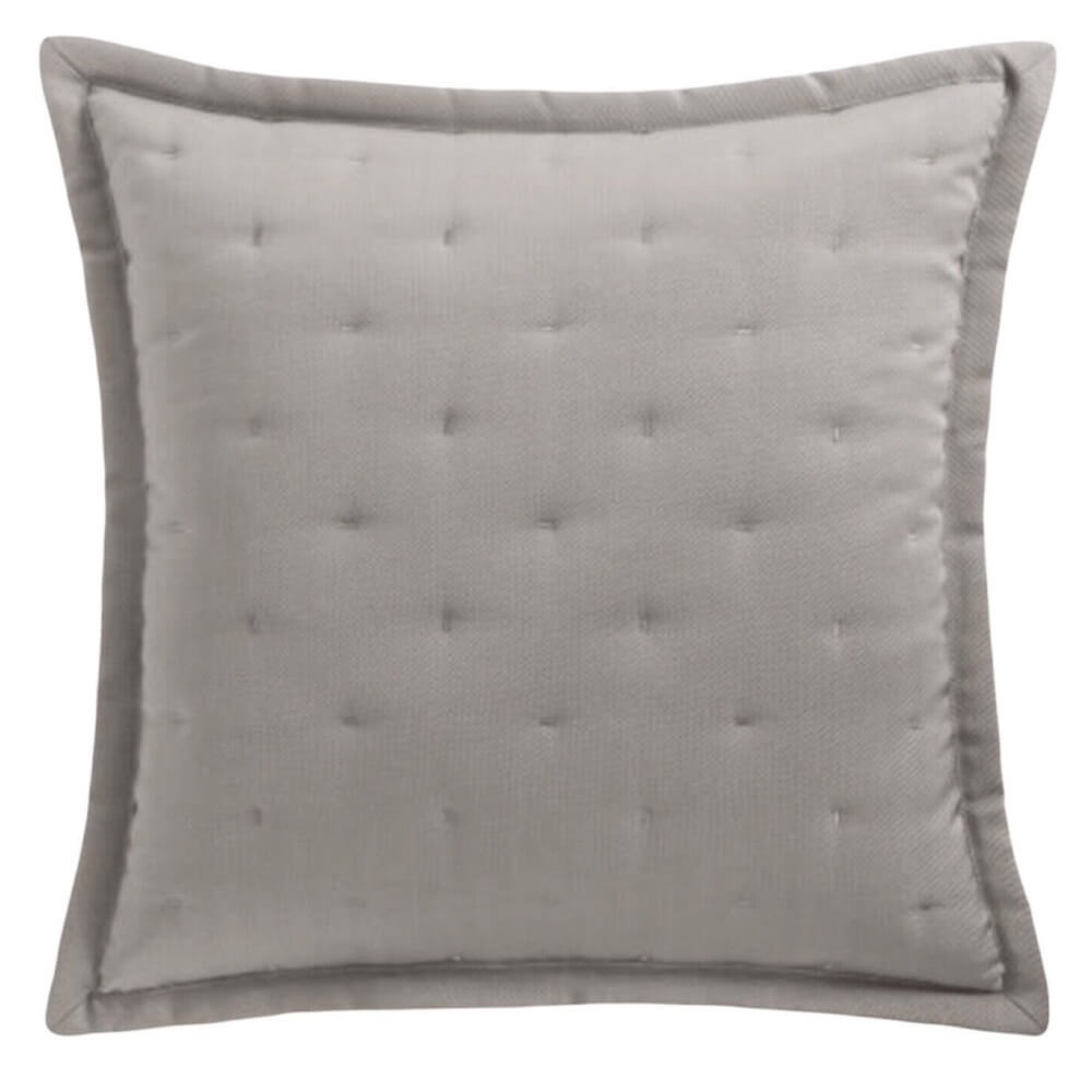 Hotel Collection Honeycomb Trellis Quilted Euro Sham Gray