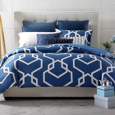 Hotel Collection Modern Imperial EURO Sham Indigo Blue