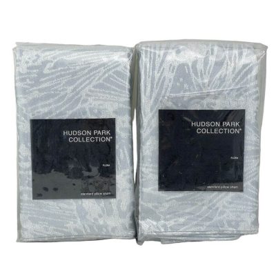 Hudson Park Collection Flora Standard Sham Blue 2