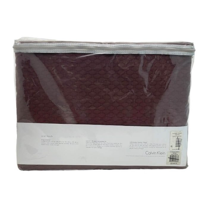 Calvin Klein Melrose Oval Bands King Coverlet 2