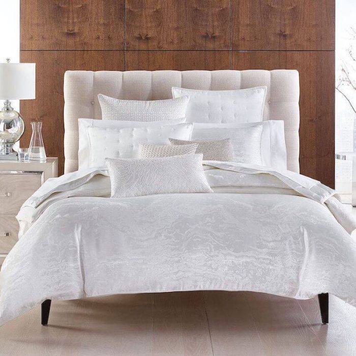 Hudson Park Quartzite Duvet Cover White