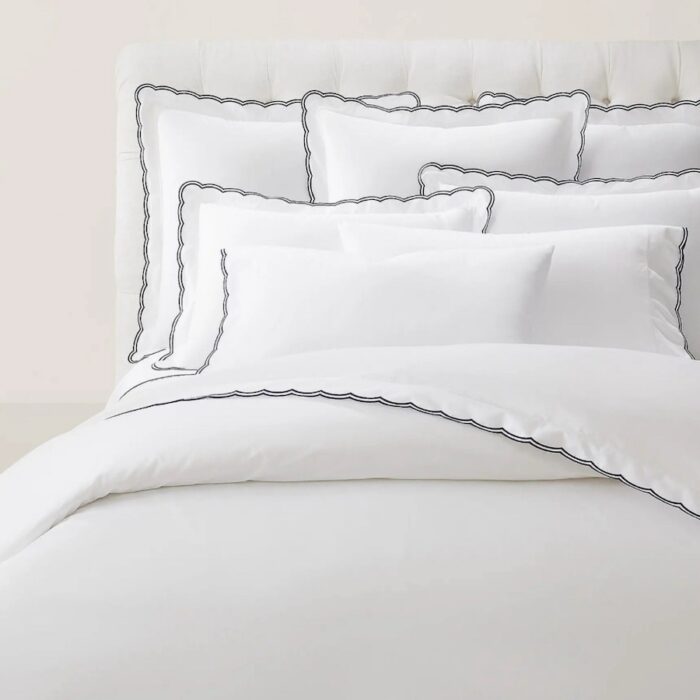 Ralph Lauren Malin Scallop Organic Cotton Euro Sham