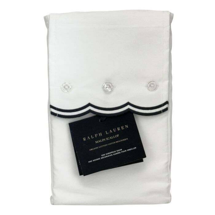 Ralph Lauren Malin Scallop Organic Cotton Euro Sham 4