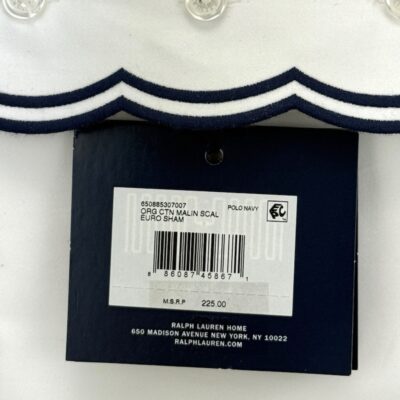 Ralph Lauren Malin Scallop Organic Cotton Euro Sham 5