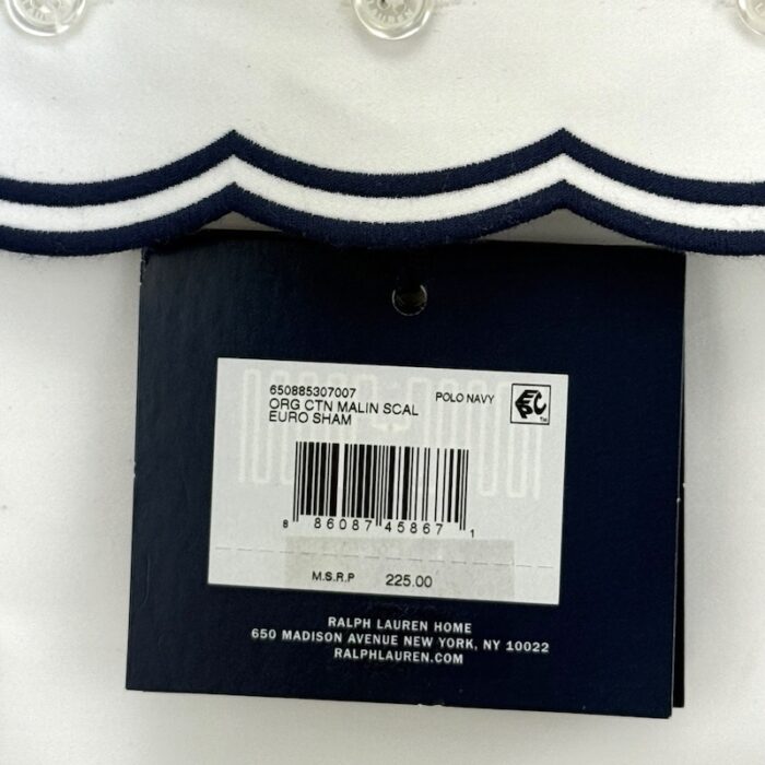 Ralph Lauren Malin Scallop Organic Cotton Euro Sham 5