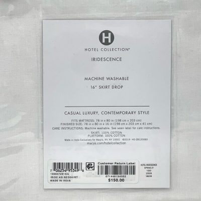 Hotel Collection Iridescence Bedskirt 2