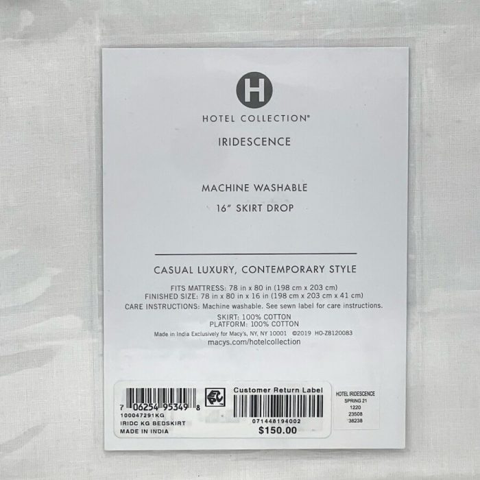 Hotel Collection Iridescence Bedskirt 2