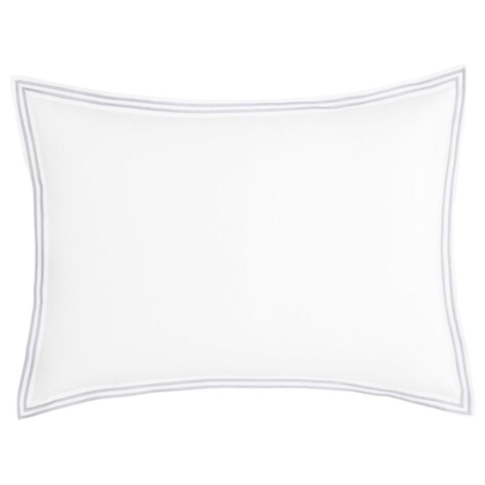 Hudson Park Italian Linens Sham Silver