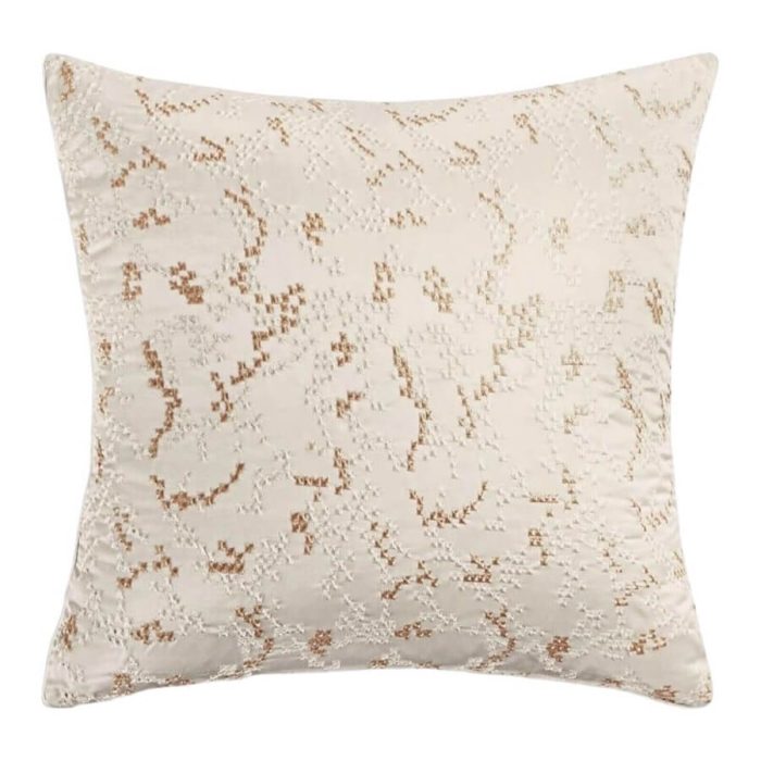 Hudson Park Reeds Embroidered Embellished EURO Sham