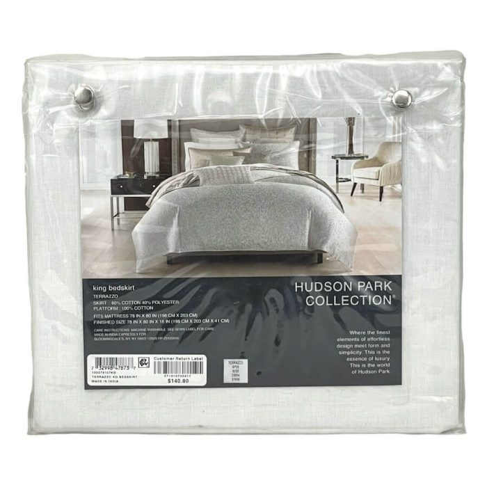 Hudson Park Terrazzo Bedskirt 2