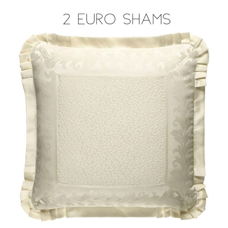 J Queen New York Marquis 2 EURO Shams Cream