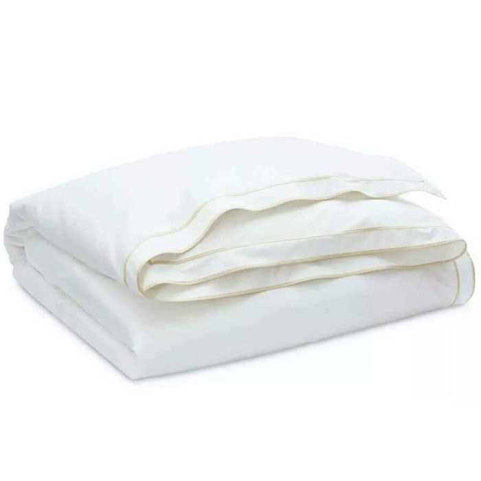 Ralph Lauren Spencer Border Duvet Cover Flax