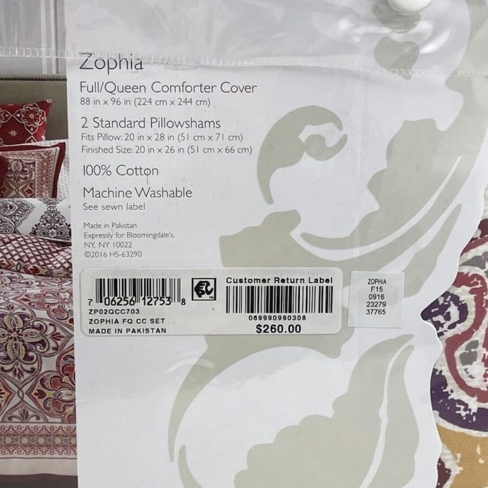 Sky Zophia Full/Queen Duvet Set 5