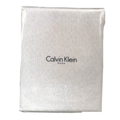 Calvin Klein Blush Gossomer Standard Pillowcases Ecru Pale Pink
