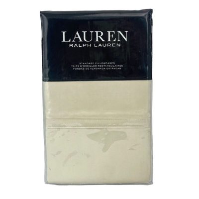 Ralph Lauren Spencer Solid Sateen STANDARD Pillowcases