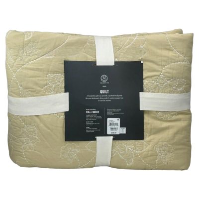 Martha Stewart Batik Embroidery Full/Queen Quilt 2