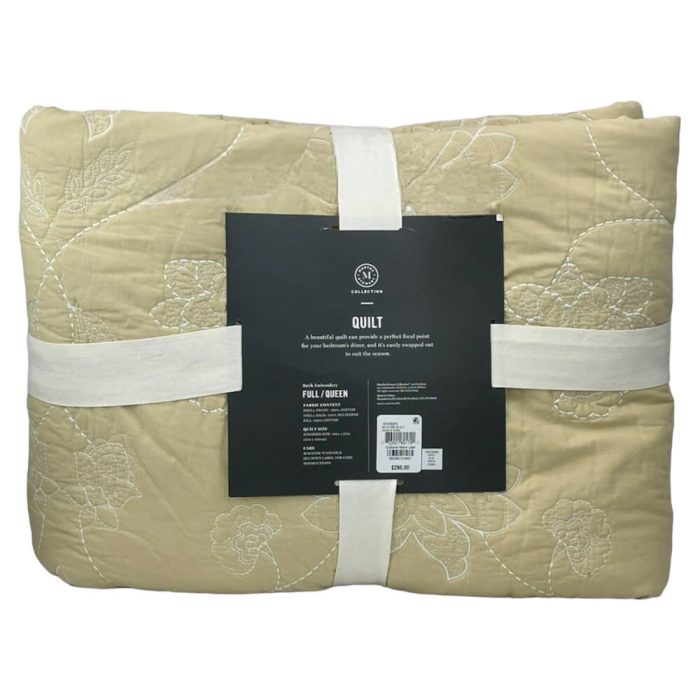 Martha Stewart Batik Embroidery Full/Queen Quilt 2