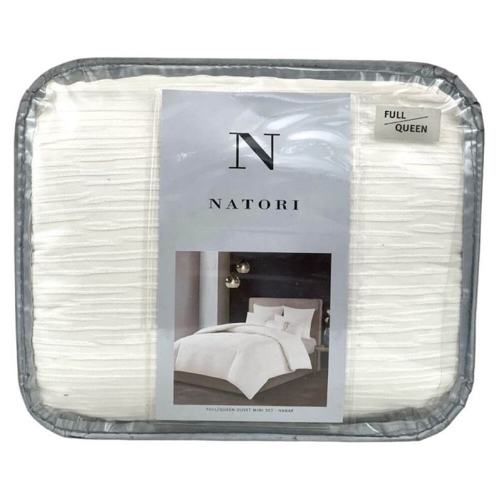 Natori Home Hanae Duvet Set Off White