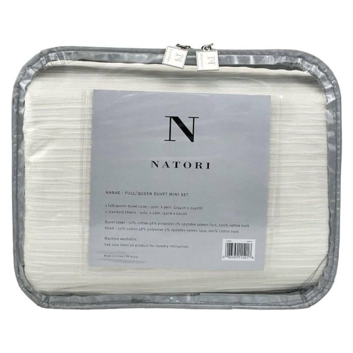 Natori Home Hanae Duvet Set Off White 2