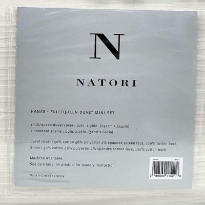 Natori Home Hanae Duvet Set Off White 3