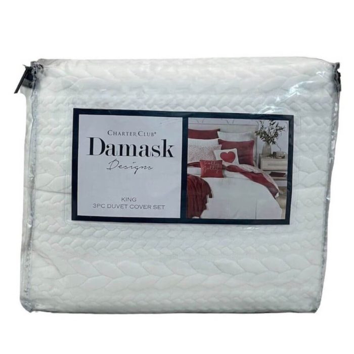 Damask Designs Cable Knit King Duvet Set