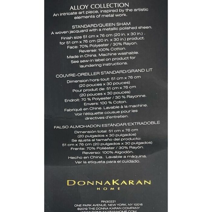 Donna Karan Alloy Standard Sham 3