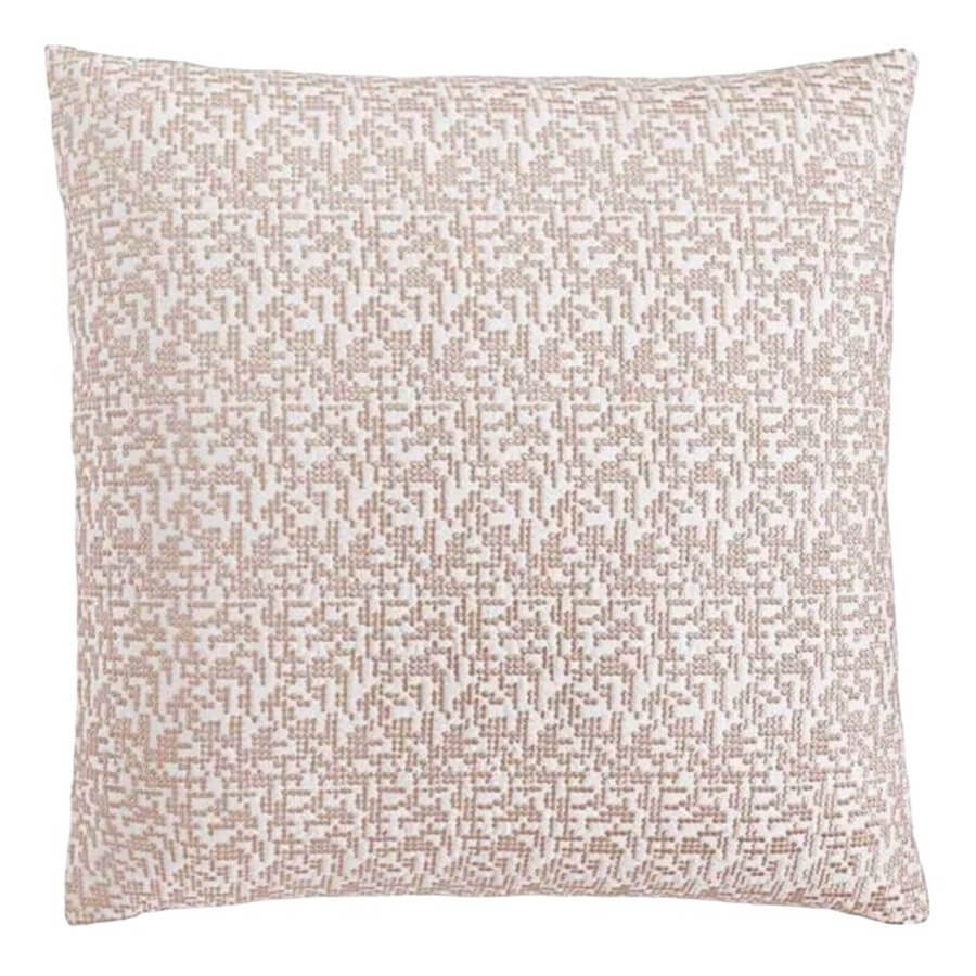 Hotel Collection Cloudscape Embroidered EURO Sham Blush