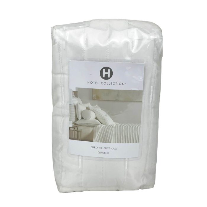 Hotel Collection Plume Quilted Euro Sham 2