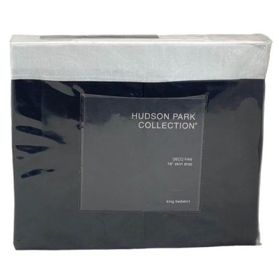 Hudson Park Deco Fan King Bedskirt 2