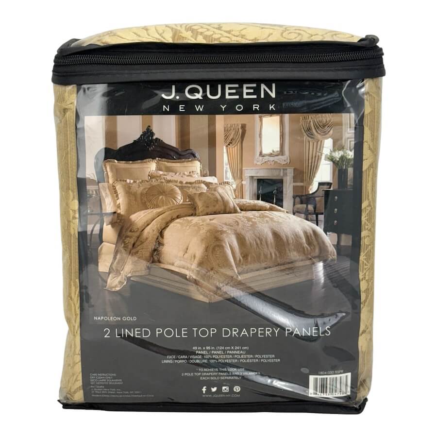 J Queen New York Napoleon Window Panels 3 J Queen New York Napoleon Window Panels 3